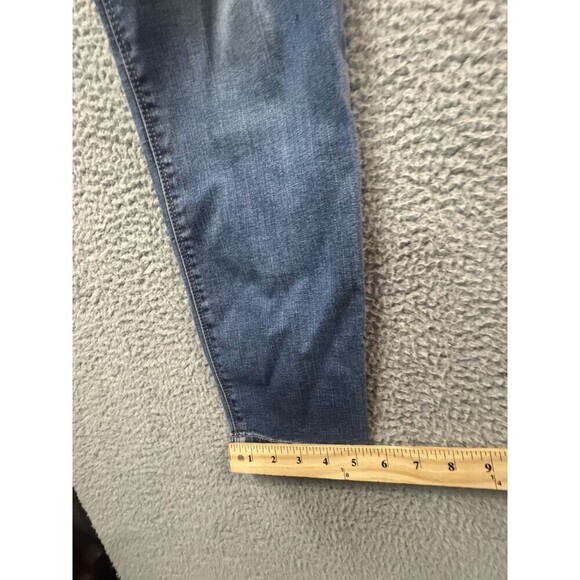 Rewash Brand Skinny Jeans Womens Jr 11/30 Blue High Rise Real Curve Distressed - Picture 7 of 10